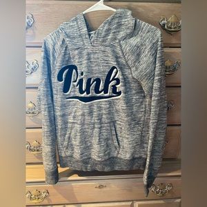 Gray Victoria Secret hooded sweater